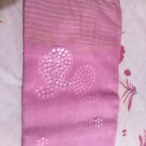 Saree With Attached Blouse Piece