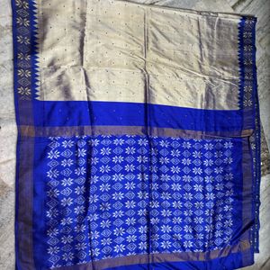 Pure Silk Patola With Tissue Border