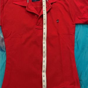 Louis Philippe Red Polo Tshirt