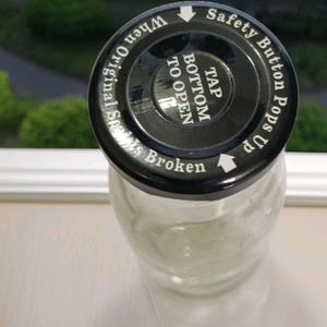 Empty Glass Bottle | Air Tight Cap