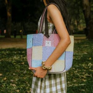 Multi colour shopping bag