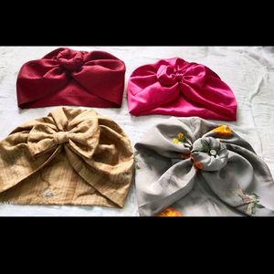 Turban Caps For Girls Starting From Newborn Baby