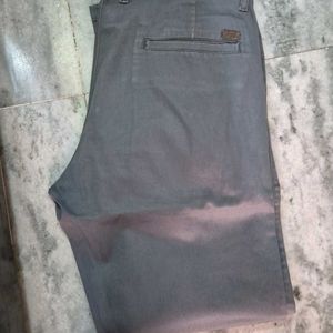 Grey Party Casul Chinos