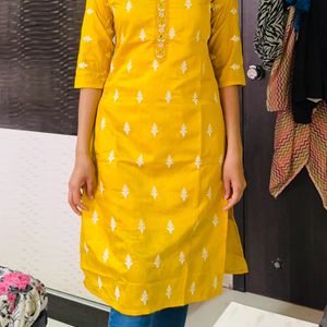 Yellow Kurta