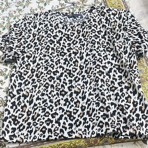 Marks & Spencers Animal Print Top