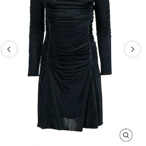 Karen Millen Black Ruched Dress