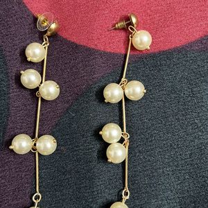 Pearl golden Earrings