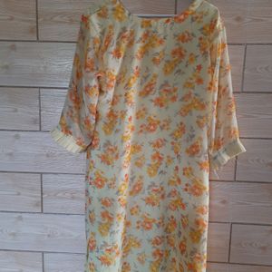 Lemon Yellow Colored Kurti