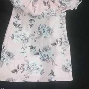 Brand New Flower Print Off Shoulder Top For Girls