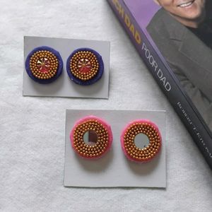 @99/- Pink Purple Studs 💥