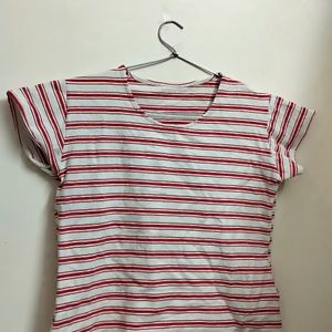 Red & White Women's T-shirt