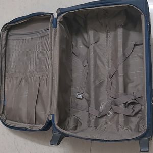 Skybags, blue in colour, cabin baggage