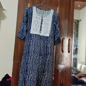 Blue Kurta Women