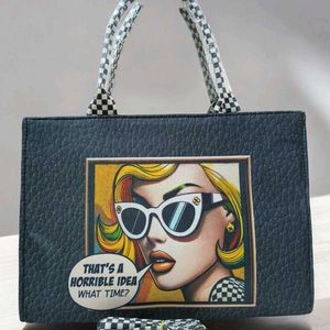 PREMIUM QUALITY DOLL PRINT TOTE BAG