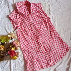 Gingham Fitted Shirt🌷Y2k