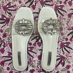 From Dubai37 Size/ 24cm/ Uk5.5 White Sandal