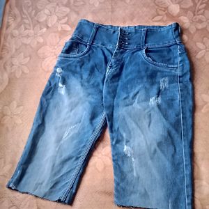 Blue Jorts For Both Man & Women