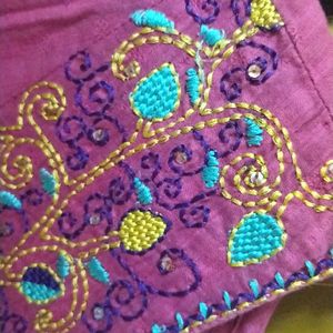 Pink Melange Kurti - Size 36