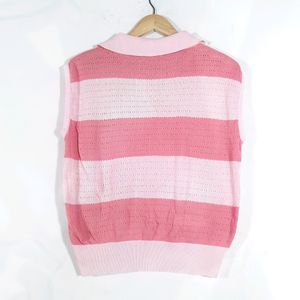 Pink Casual Top (Women's)