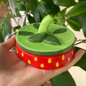 Handmade Clay Trinket Box