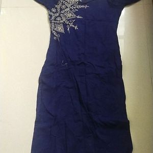 Navy Blue Kurta