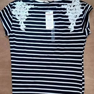 Striped Round-Neck T-shirt