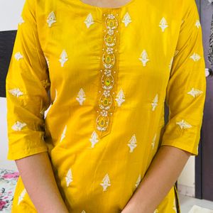 Yellow Kurta