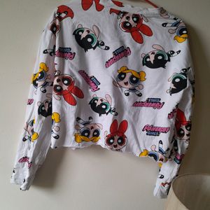 Powerpuff Girls Print T Shirt