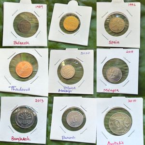 9 Foreign currency coin