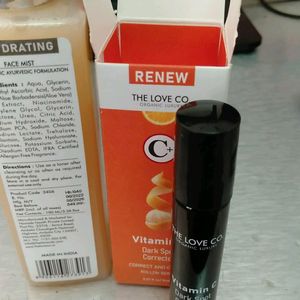 The Love Co. Vitamin C Face Mist & Serum