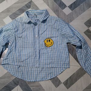 Cute Emoji Crop Shirt