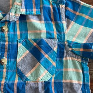 Mothercare Shirt - Blue Checked