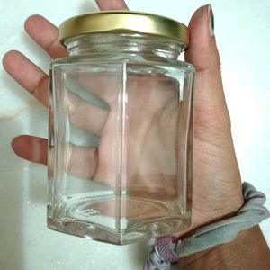 Airtight Glass Mini Jar( Transparent)