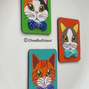 Cute cats fridge Magnet