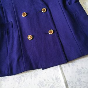 Vintage Collarless Blazer