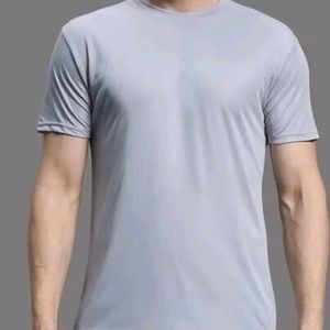 New Mens Lavender Color Plain T-Shirt