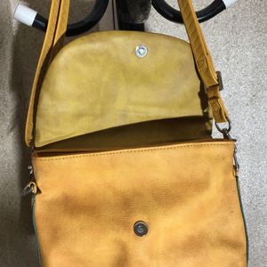 Original Baggit Mustard Yellow Sling Bag