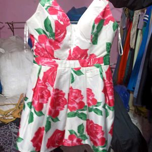 Birthday Frock Floral Flared Dress Urbanic