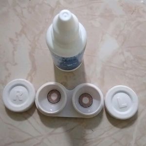 Grey Lens With Multi Purpose Solution