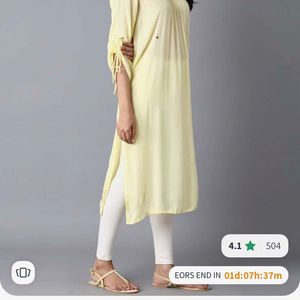 W Kurta Yellow