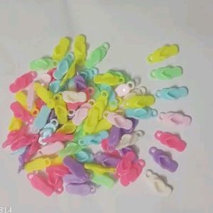 Chappal Plastic Charm 50 pcs