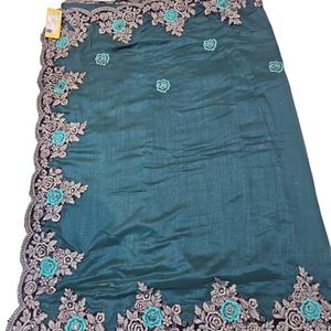 Saree Fancy Diseal Colour Hand And Thread Work