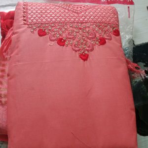 Suit material with dupatta