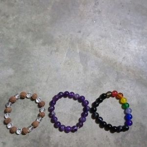 Rudraksha, Amethyst, 7 Chakra