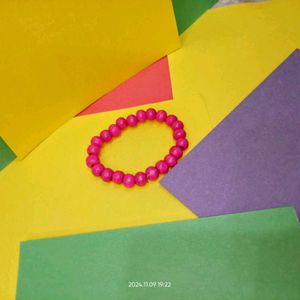 Montclair & Co Pink Beaded Bracelet