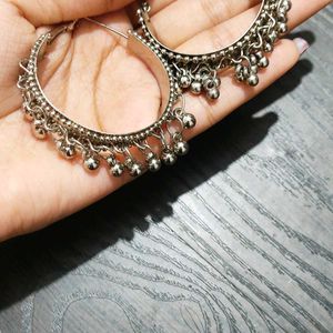 Silver Jhumka