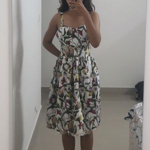 Zara Bustier/Corset Knee Length Dress