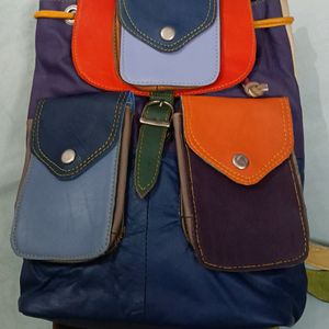 Womens Genuine Leather Backpack