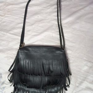 black sling bag