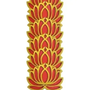 Wooden Lotus Cutout for Festivel Decorations Lotu